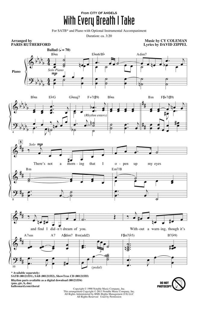 With Every Breath I Take (from City of Angels)